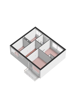 Floorplan - Klootsemastraat 47, 7009 CE Doetinchem